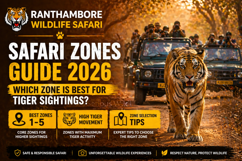 Ranthambore Safari Zones Explained 2026: Which Zone Should You Choose?
